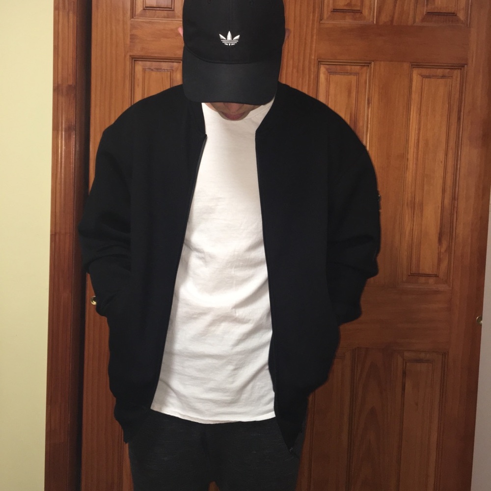 H&M Black Bomber Jacket